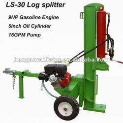 Gasoline Log Splitter machine