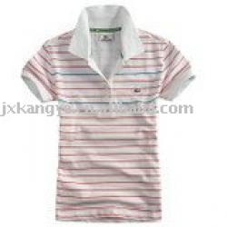 girl's jersey yarn-dyed polo shirt