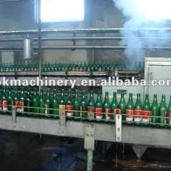 Glass bottle washing machine