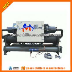 Glycol Low Temperature Water Cooled Industrial Screw Chiller Unit