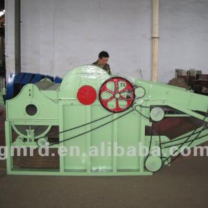 GM600 wood roller cotton waste opening machine