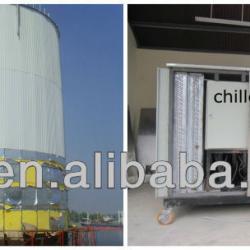 Grain storage system in flour mill, flat bottom silos,galvanized steel,galvanised bin