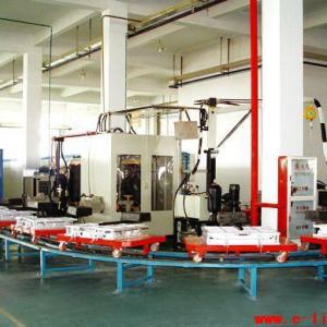 Ground-guide-rail Refrigerator Door Foaming Line