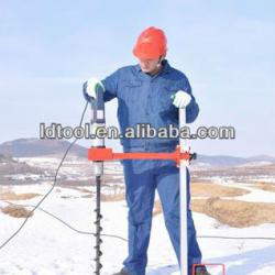 ground screw drilling for electric-driver machine