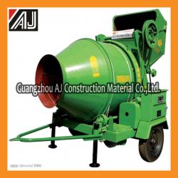 Guangzhou JZC350 Eletric Motor Concrete Mixer with Wire Rope Hopper Tipping