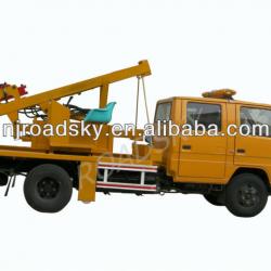 Guardrail Excavator Mounted Pile Driver