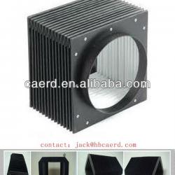 heat resisting machine accordion shield