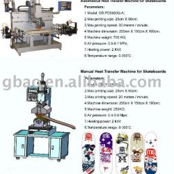 heat transfer machine for skateboards