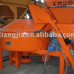 Heavy duty concrete pan mixer