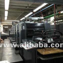 Heidelberg MS 74-5-P3+L SPECIAL OFFSET Print on plastic, metal paper & absorvent