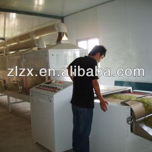 Herbs tunnel continuous microwave sterilization machine