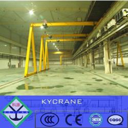 high efficency indoor electric hoist semi-gantry crane 2ton