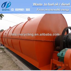 High grade waste tire recycle pyrolysis machine exported to Malaysia