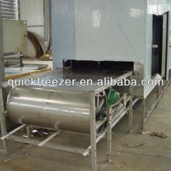 high output IQF quick freezer band belt tunnel freezer