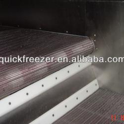 high output IQF quick freezing machine fluidized tunnel freezer