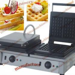 High quality double heads waffle making machine