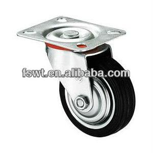 High Quality Industrial Black Rubber Activity Caster Wheel