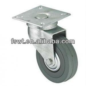 High Quality Light Duty Gray Rubber Activities Casters