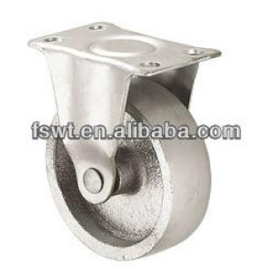 High Quality Light Duty Iron Rigid Caster Wheel