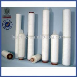 High quality polypropylene pleated filter cartridge
