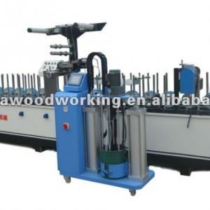 High quality pur hot melt profile wrapping machine
