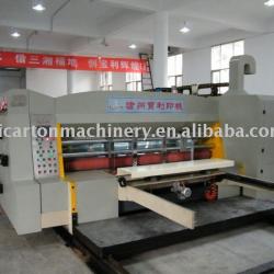 high speed fully automatic multicolor printing slotting machinery