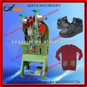 Highly efficient and low consumption automatic eyelet punching machine