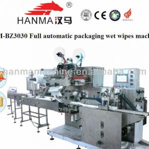 HM-BZ3030 automatic chinese wet tissue packing machine