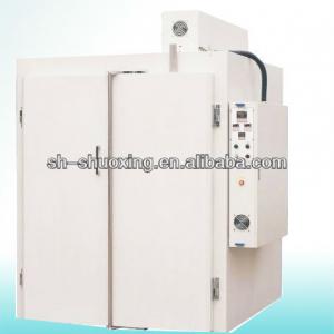 Hot air circulation drying oven for drying racks