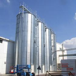 Hot Galvanized Wheat Storage Silo