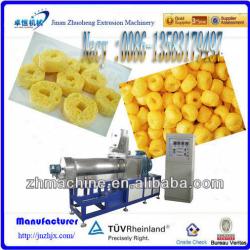 hot sale automatic corn puffed snacks processing line