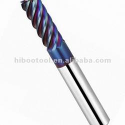 HRC63 Solid carbide power multi flute end mill