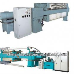 hydraulic membrane flter press automatically discharging