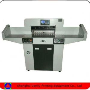 Hydraulic program paper cutter V480P+ with side shelf