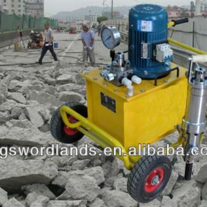 Hydraulic rock drill/splitter with hammers (Petrol, diesel, electric, pneumatic) with high quality of ring seal