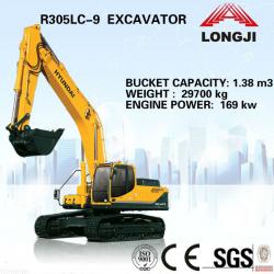 Hyundai R305LC-9 china hyundai excavator