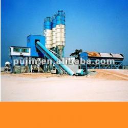 HZS-50 Mobile Concrete Batching Plant with Siemens PLC control system