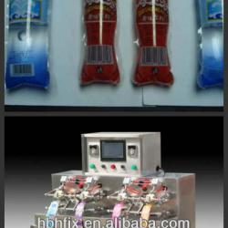 ice pop water yogurt coffee roce tea standing up with spout satchet/pouch/bag filling sealing capping packaging machine