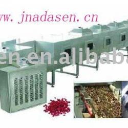 Industrial big out put spice microwave drying sterilization equipment