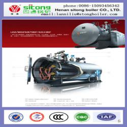 Industrial gas fired water boiler