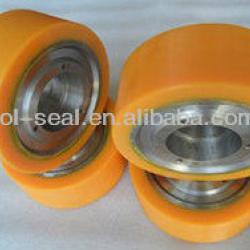 Industrial PU Wheels coating with Iron Core