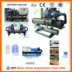 Industrial Water Cooled Chiller With Water Tower And Water Pump