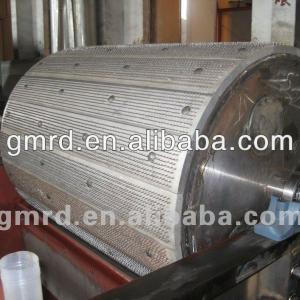 Iron Cylinder with aluminum plate used on textile tearing machine