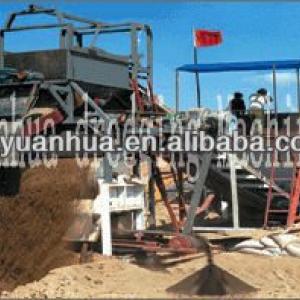 Iron ore selecting machine diesel engine driven mineral processing machine