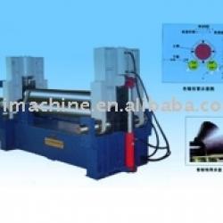 ISO certified 3-roller rolling machine(hydraulic roller,plate bending machine)