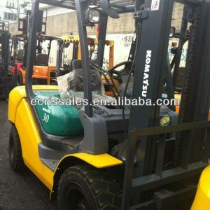 Japan forklift, perfect condition, komatsu forklift 3 ton