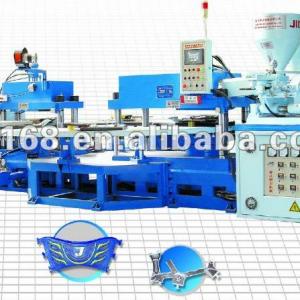 JIC 806 PVC rotary three color strap making machine