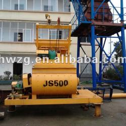 JS 500 concrete mixer with 500L delivery capacity