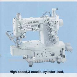 JUKI High-speed, 3-needle, Cylinder-bed, Top and Bottom Coverstitch Machine( universal type)