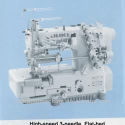 JUKI High-speed 3-needle Flat-bed Top and Bottom Coverstitch Machine( for elastic lace attaching with right hand fabric trimmer)
